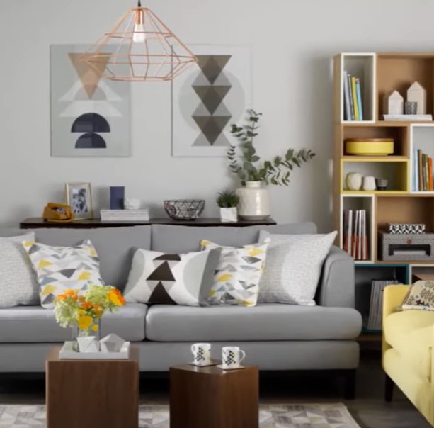 Light Grey with Complementary Colors