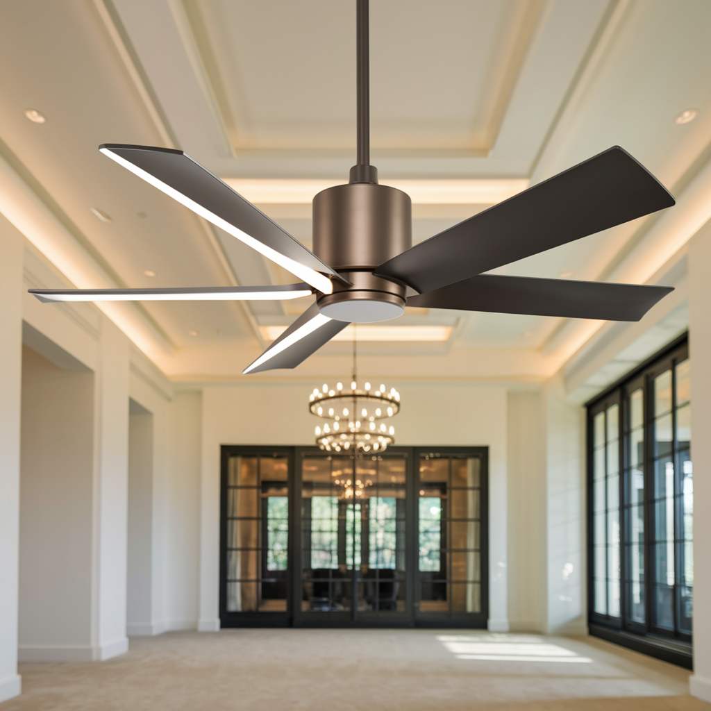 LED Ceiling Fan with Integrated Lights