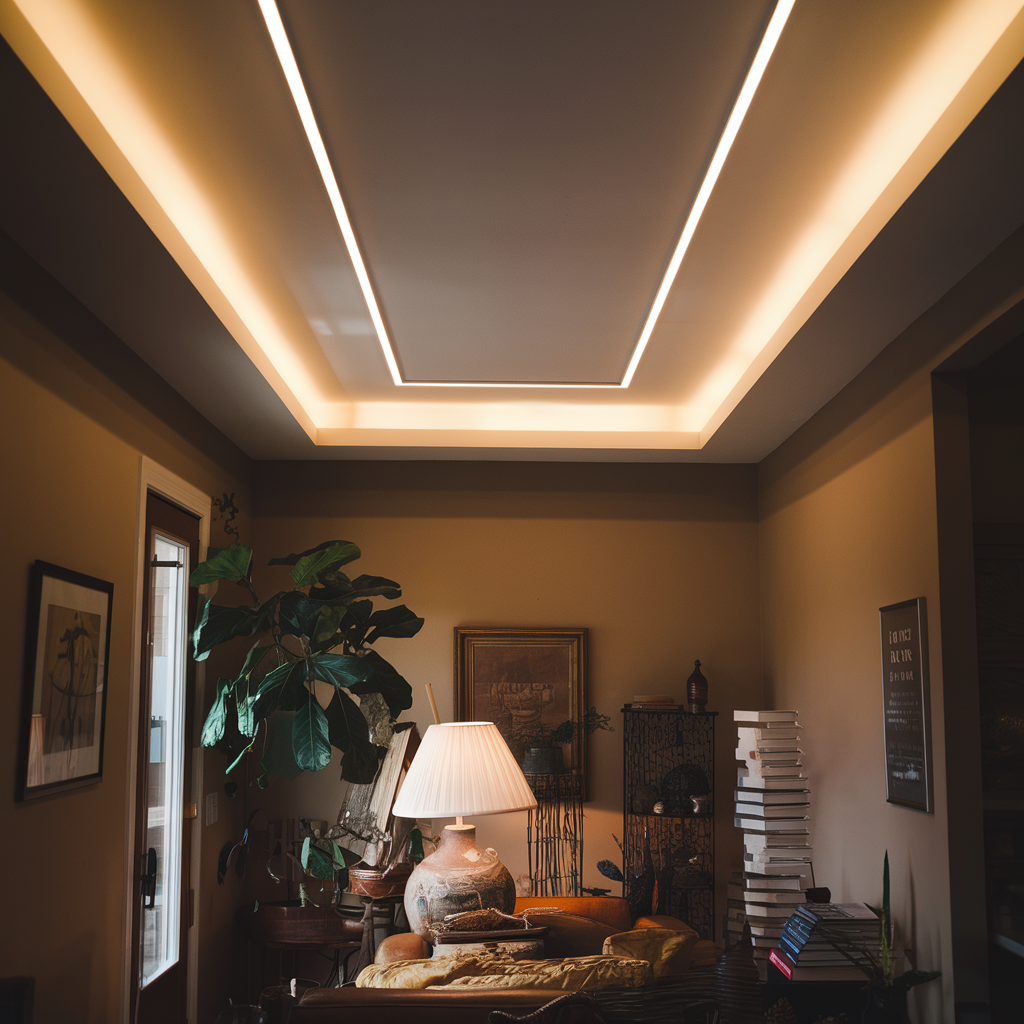 LED Cove Lighting for a Soft, Ambient Glow