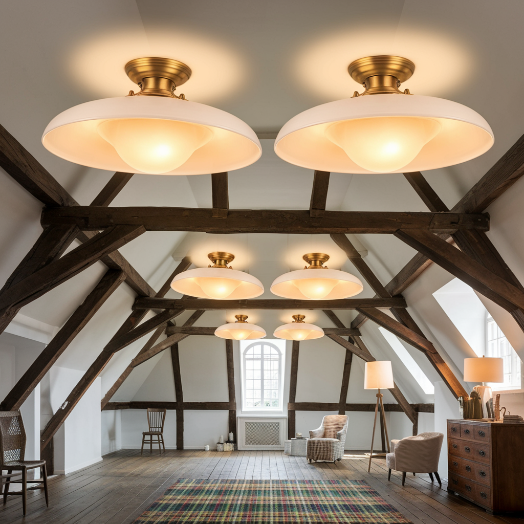 Vintage-Inspired LED Ceiling Lamps for Classic Elegance