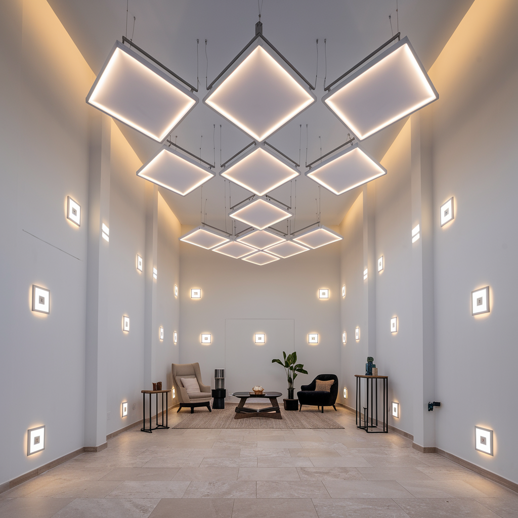 LED Panel Ceiling Lights for a Contemporary Look