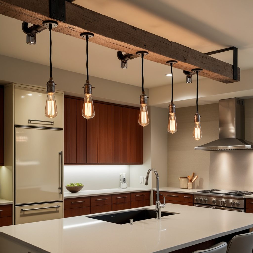 Industrial-Style Ceiling Lights