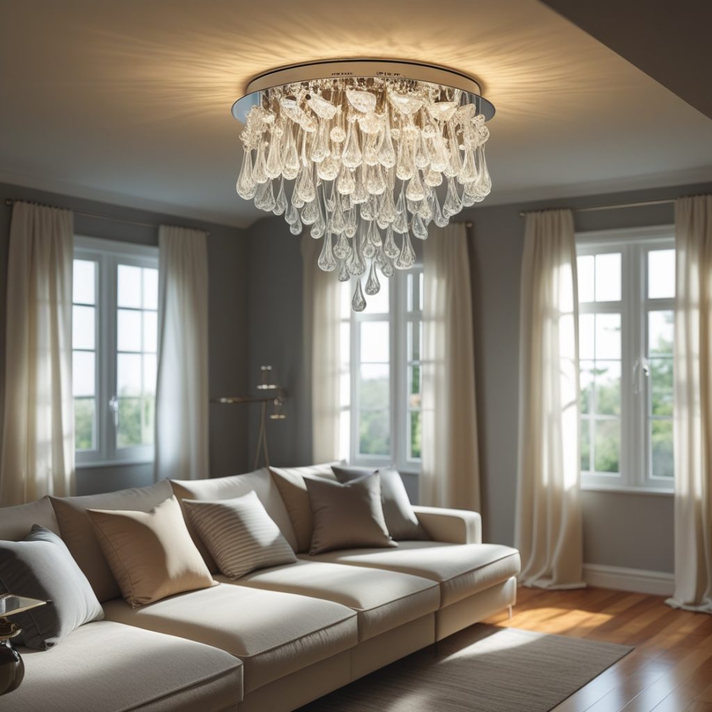 IKEA MELLOSA Flush Mount Light