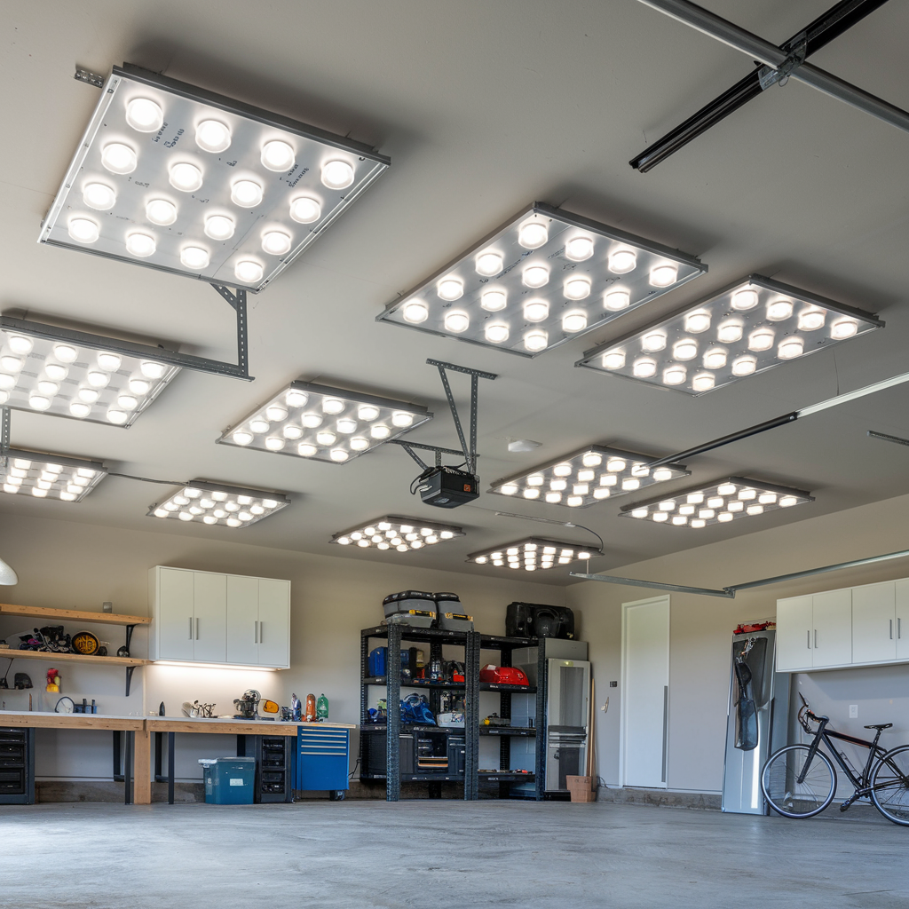 Ceiling-Mounted LED Panels