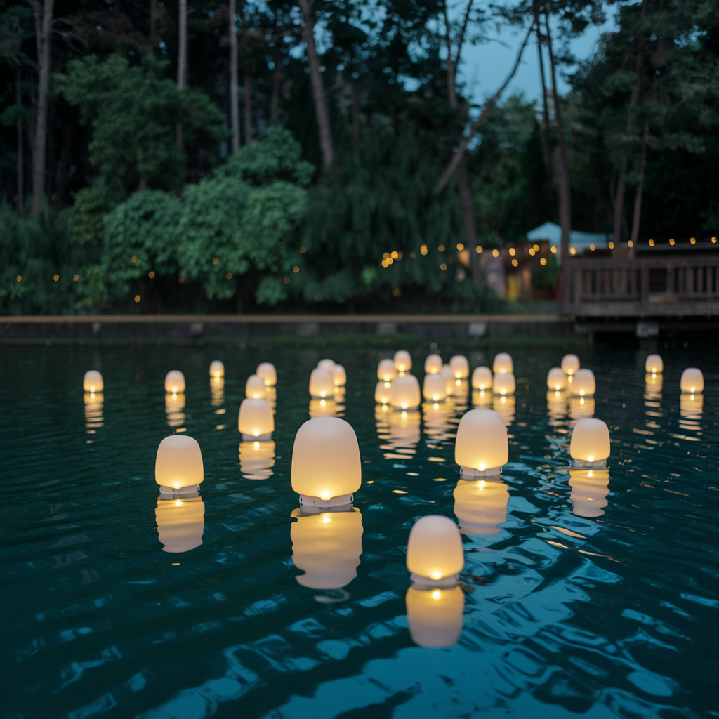 Floating LED Lanterns