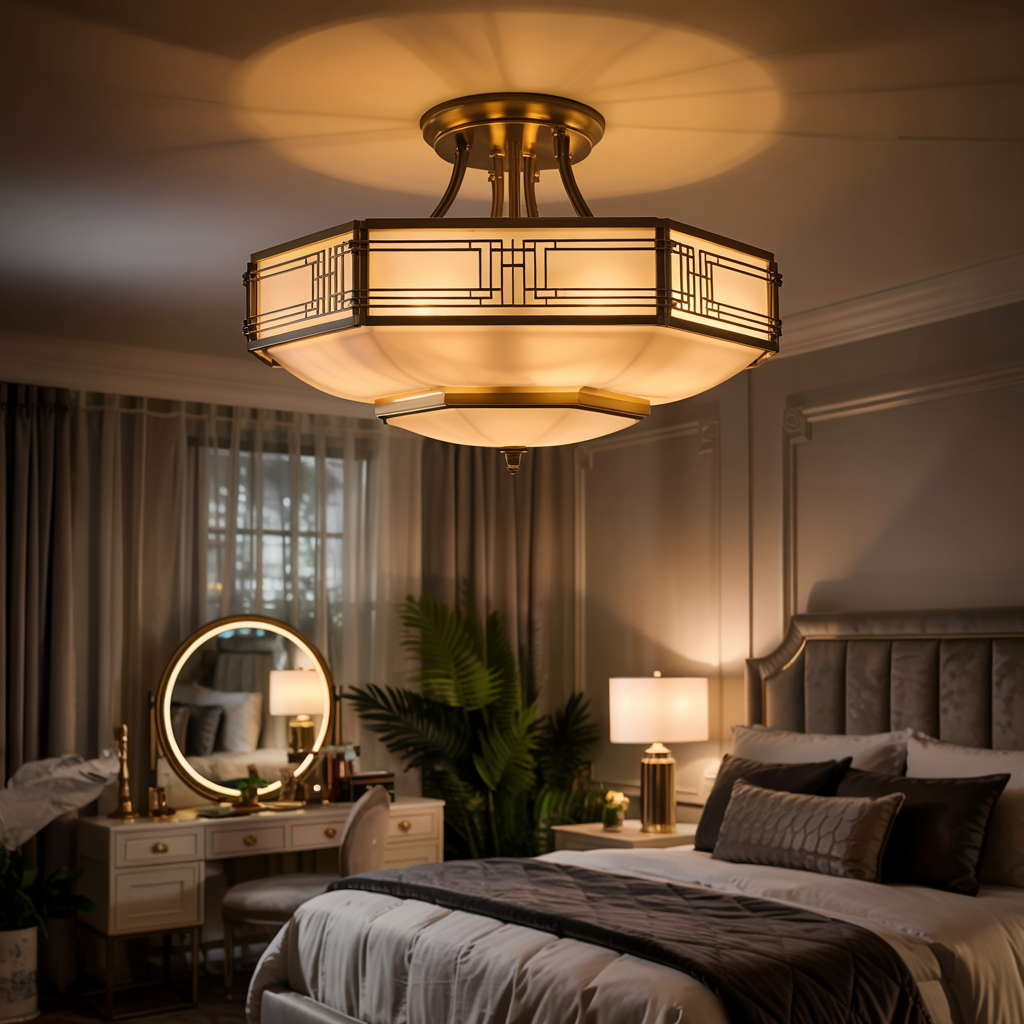 Art Deco Flush Mounts: Vintage Glamour