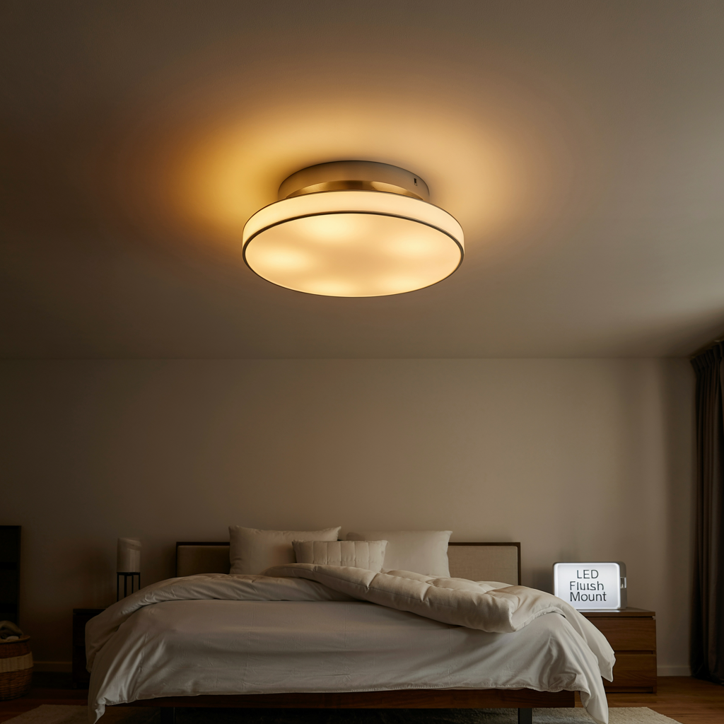 LED Flush Mount: Energy-Saving and Sleek