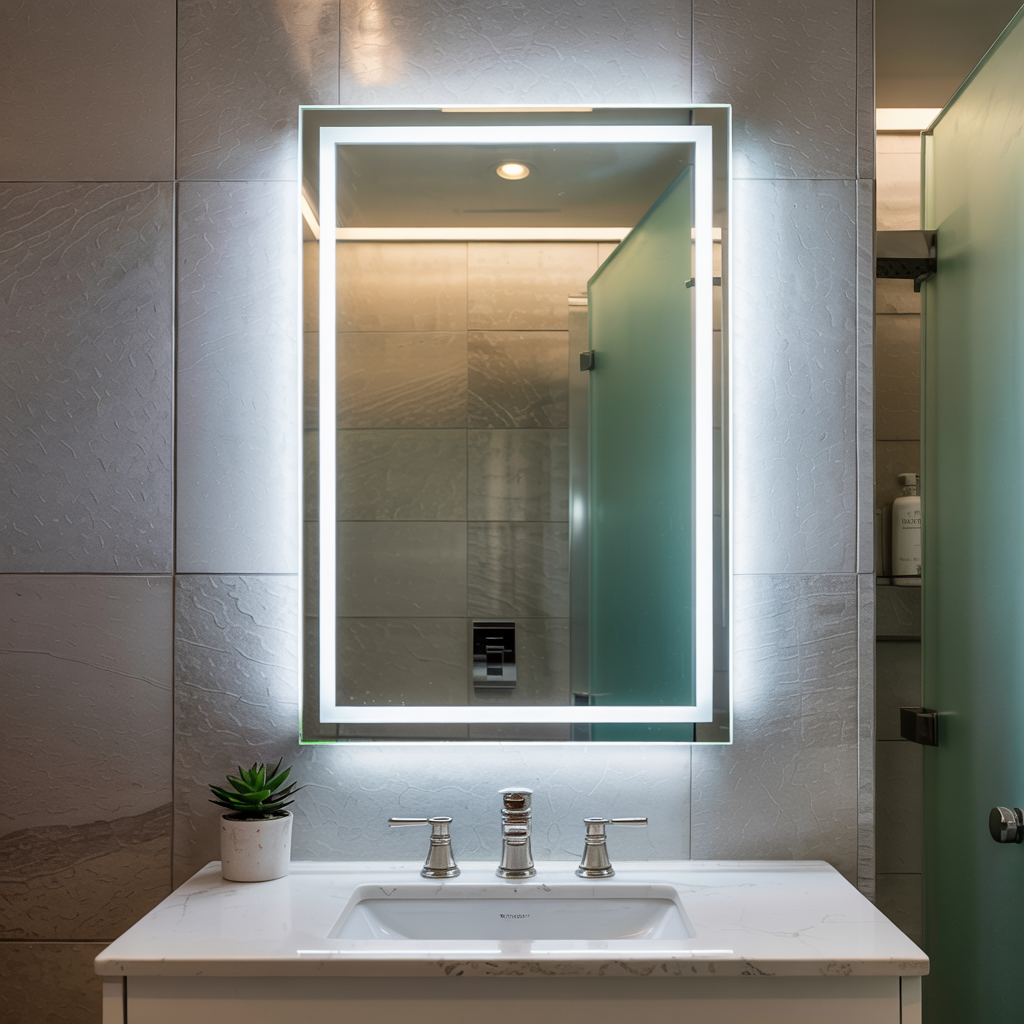 Bathroom LED Mirror Backlighting