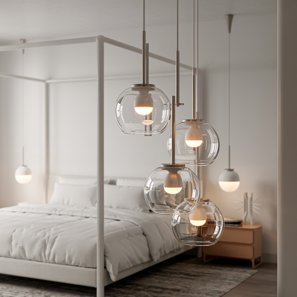 Minimalist Glass Globe Pendants