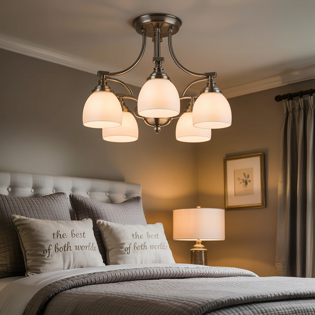 Semi-Flush Mount Style: The Best of Both Worlds