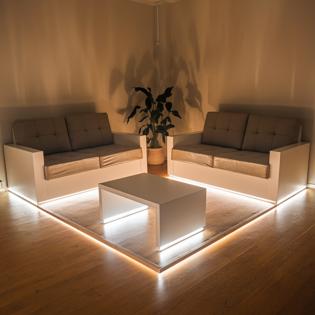 LED Strip Under Furniture