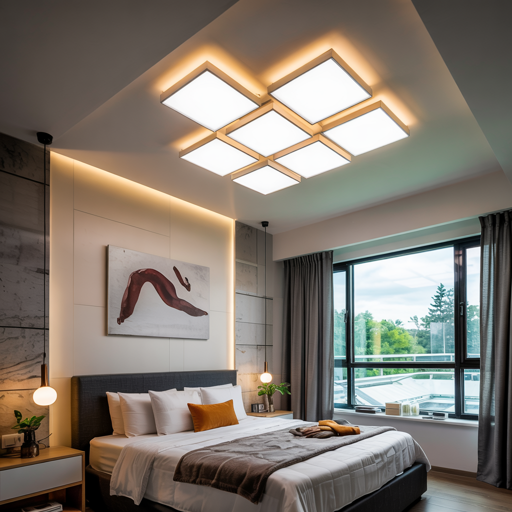Ceiling-Mounted LED Panels