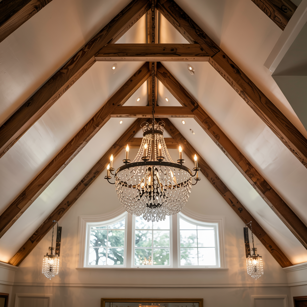 Chandelier in a Vaulted Apex