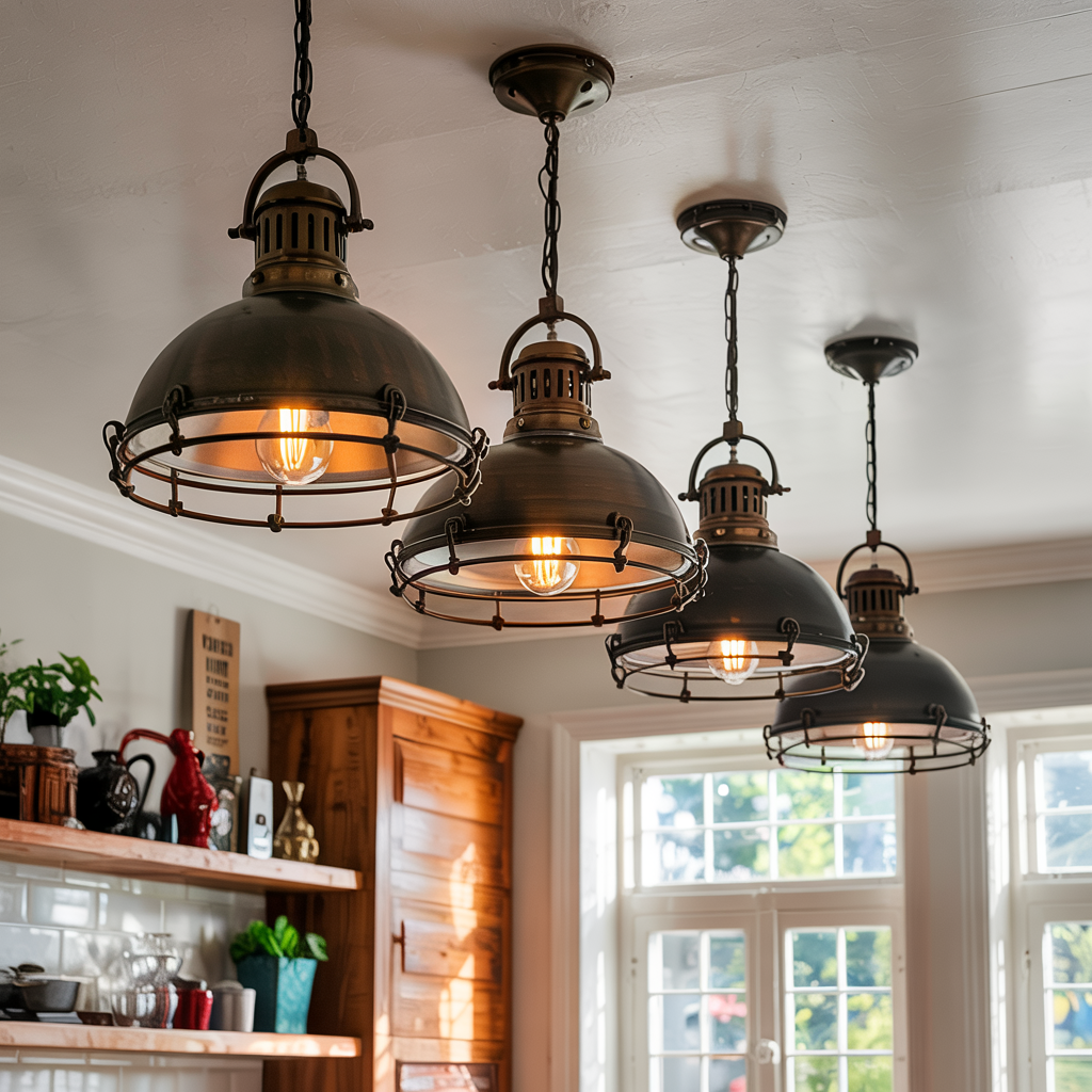 Industrial Ceiling Lights for a Modern Touch