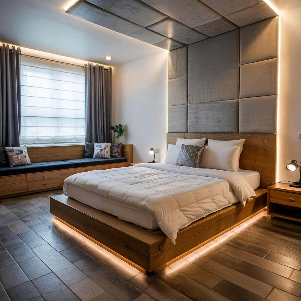 LED Strip Lights Under the Bed