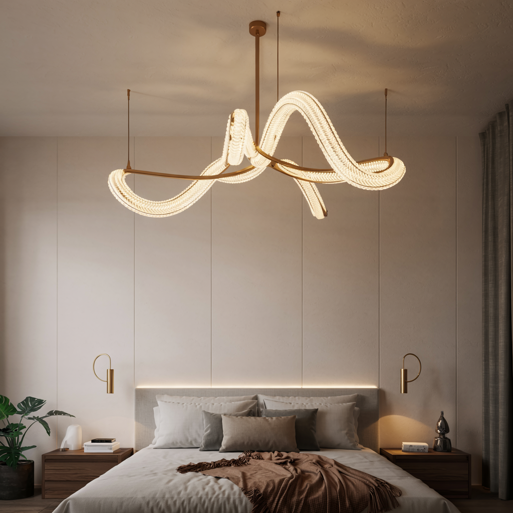 Sculptural Chandeliers