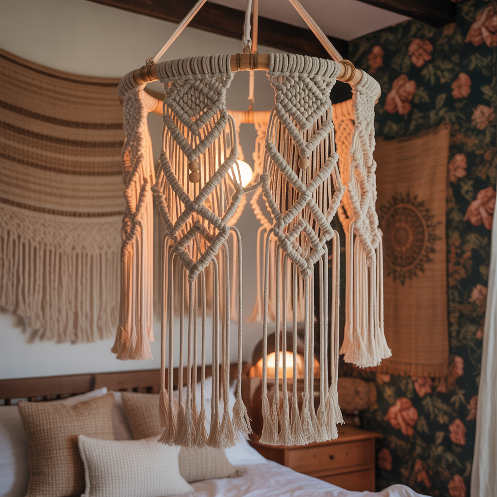 Bohemian Macramé Fixtures