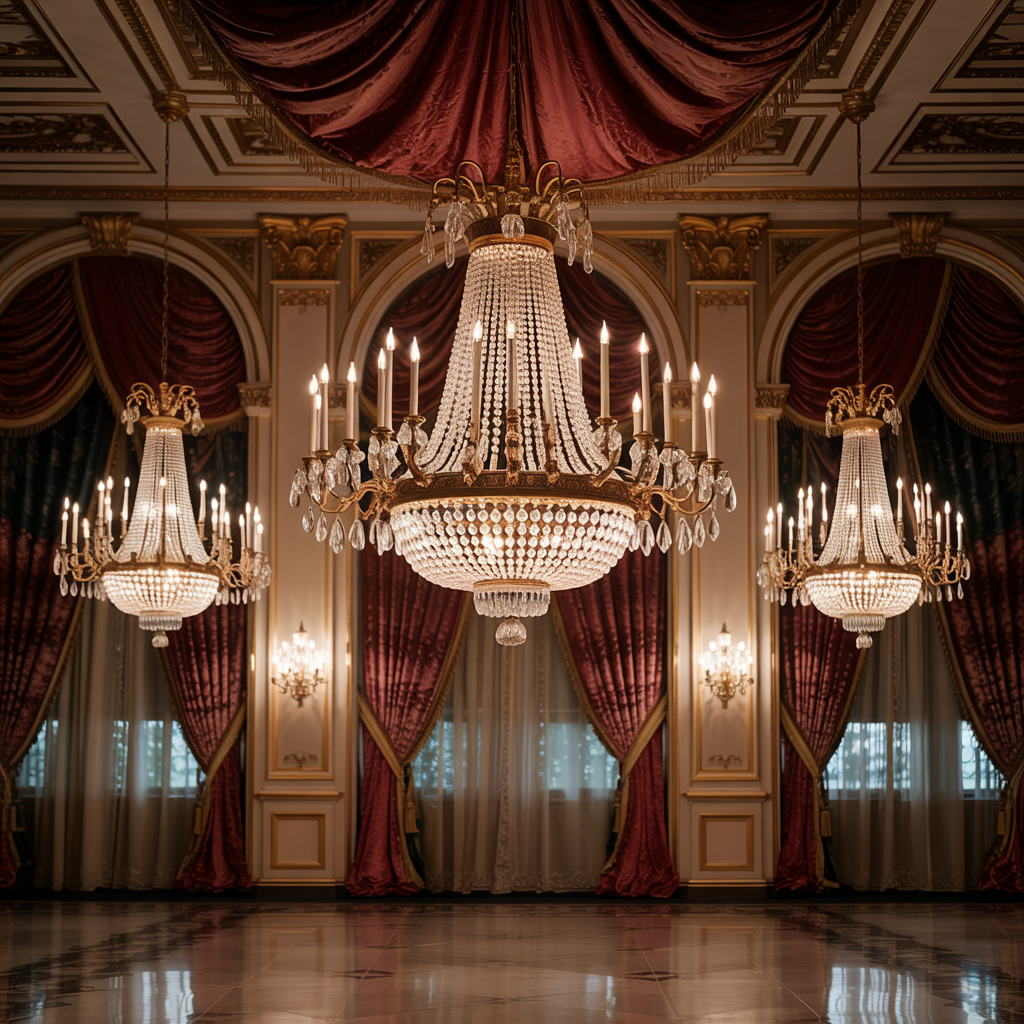 Grand Chandeliers: The Instant Focal Point