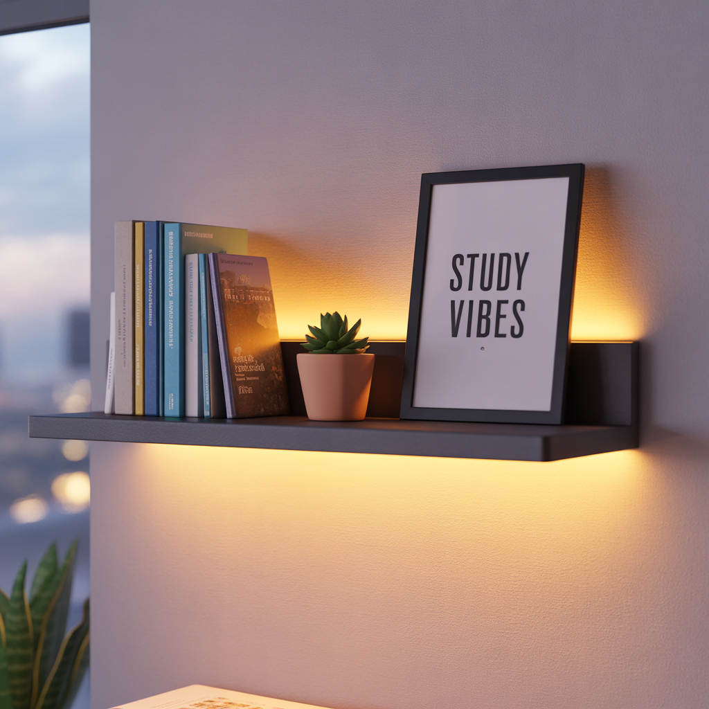 Floating Shelf Highlighting