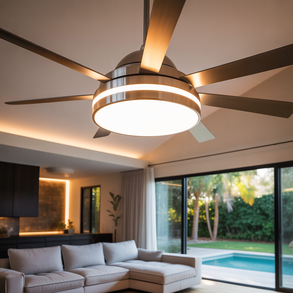 Ceiling Fans with Integrated Lights