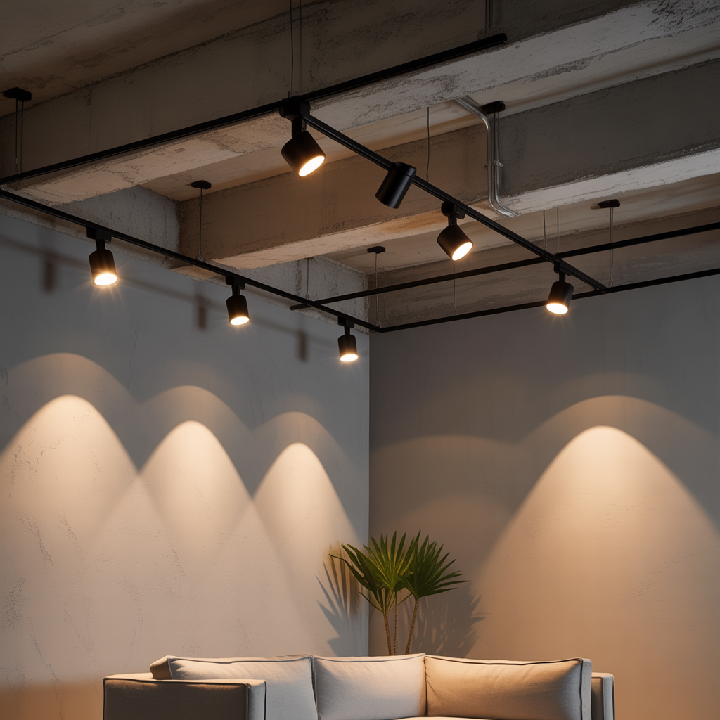 Ceiling-Mounted Spotlights
