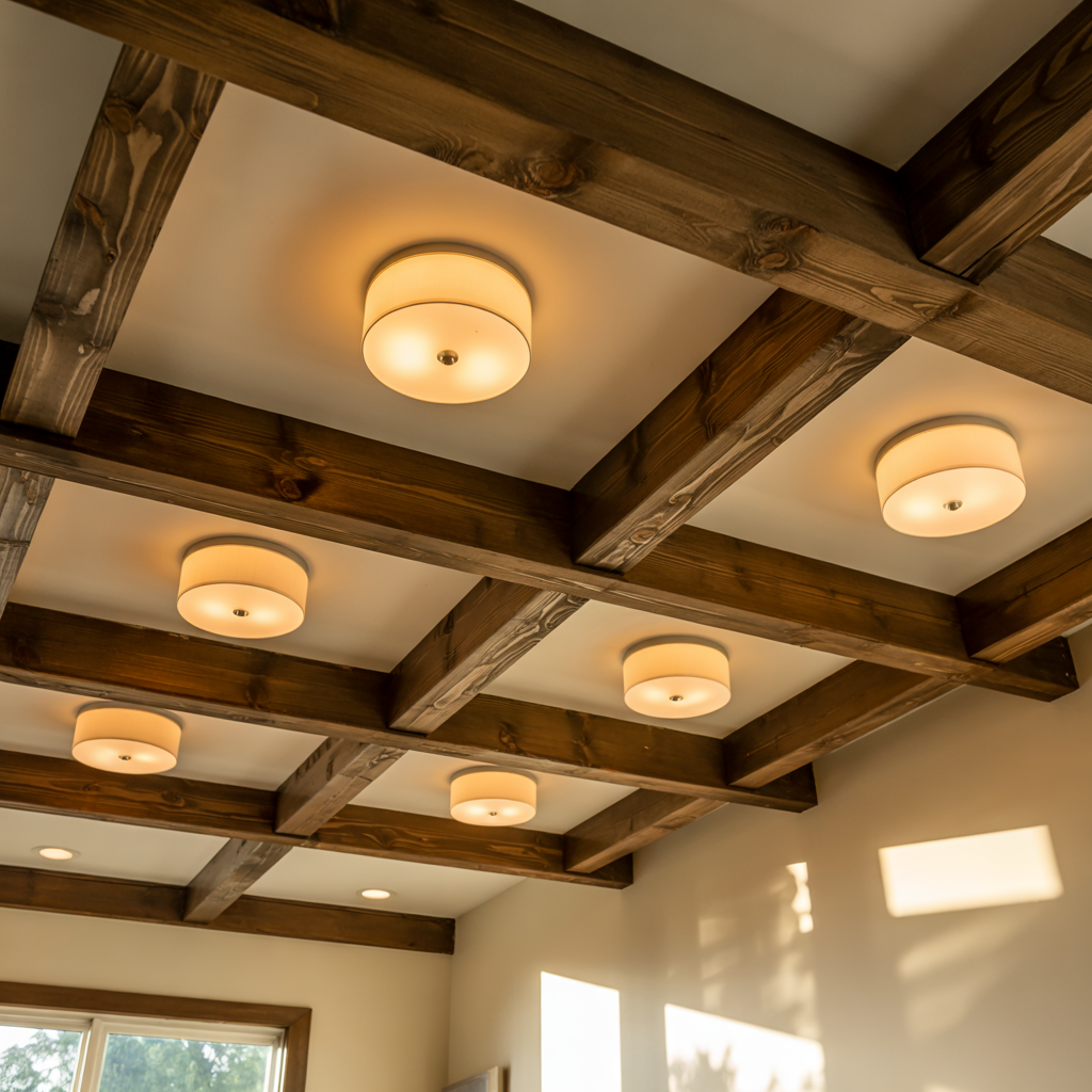Flush Mount Lights Between Low Beams