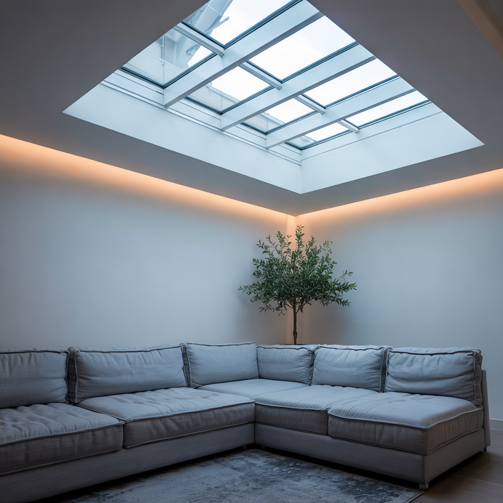 Skylights with LED Backlighting