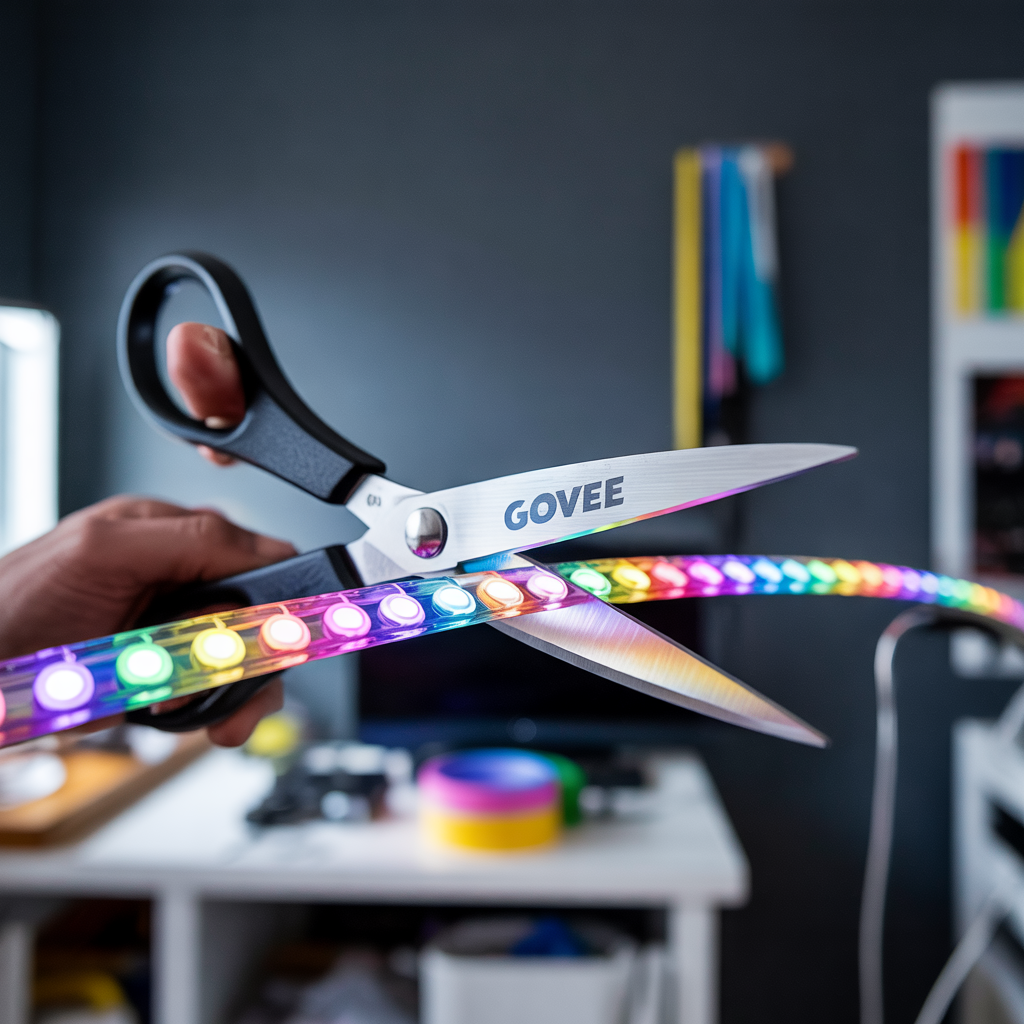 Identifying Cut Marks on Govee Strips