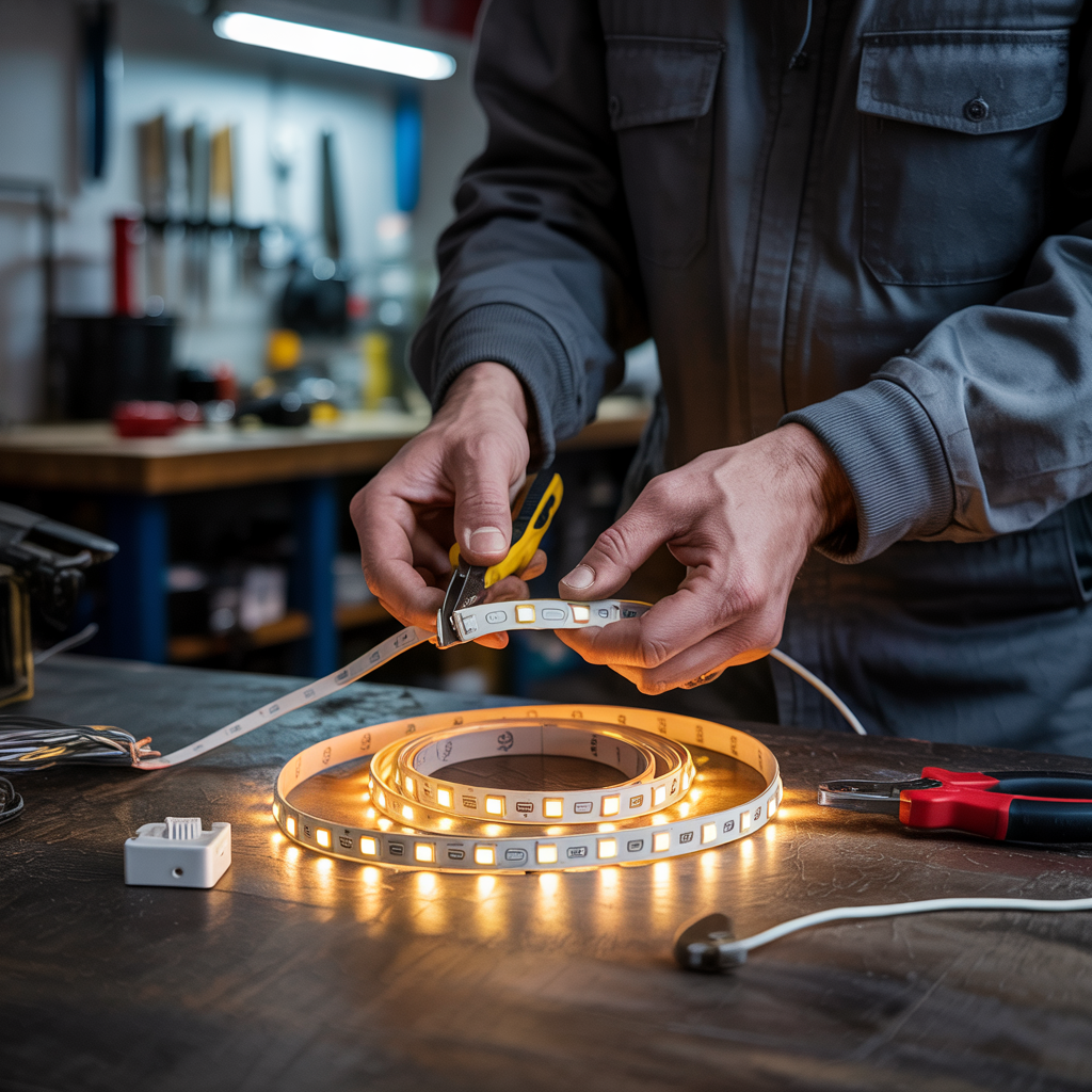 Connecting the LED Strip Lights