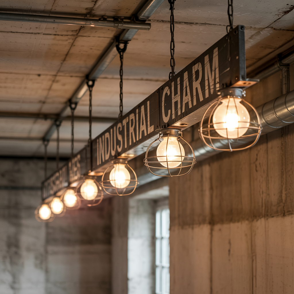 Hanging Shop Lights for Industrial Charm