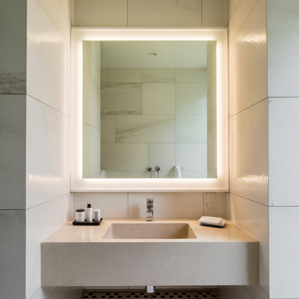 Preparing the Mirror and Work Area