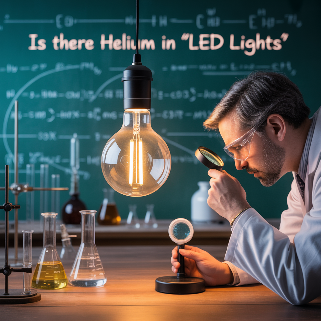 Is Their Helium in LED Lights?