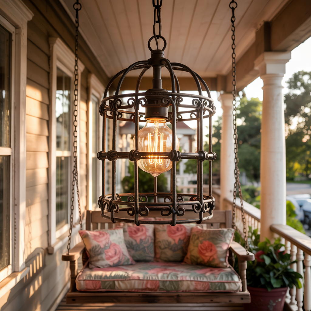 Vintage Cage Lights